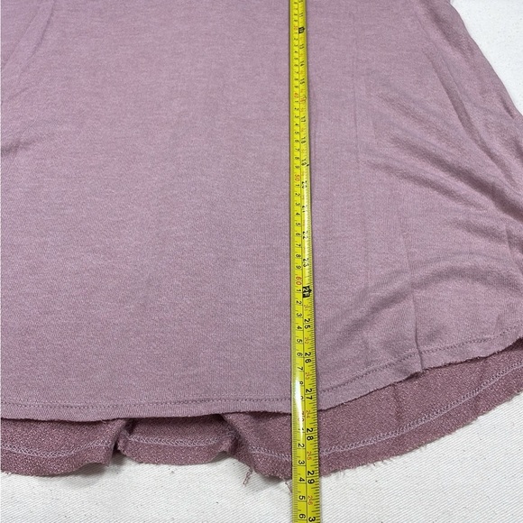 NU Label NWOT super soft Tshirt distressed  braided back detail SzL - Picture 9 of 12